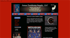 Desktop Screenshot of jamestaxidermysupply.com